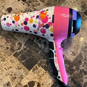 Hot Tools pink & white blow dryer